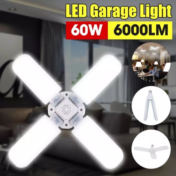 ХИТ Сгъваема LED крушка / лампа 40W 60W 80W лампион полюлей