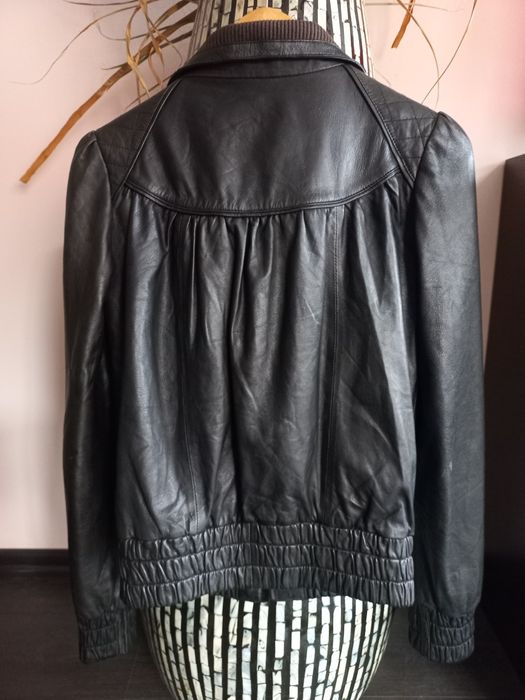 Естествена кожа дамски якета