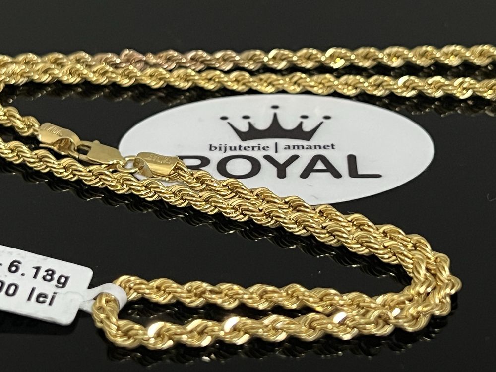 Bijuteria Royal CB : Lant aur 14k 6,13 grame