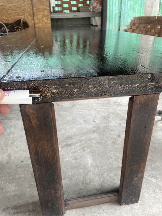 Vand masa pentru foisor 2,5m x 0,80 cm
