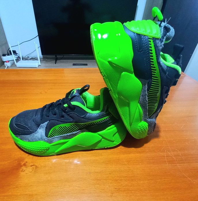 Pantofi sport cu garnituri de piele întoarsă