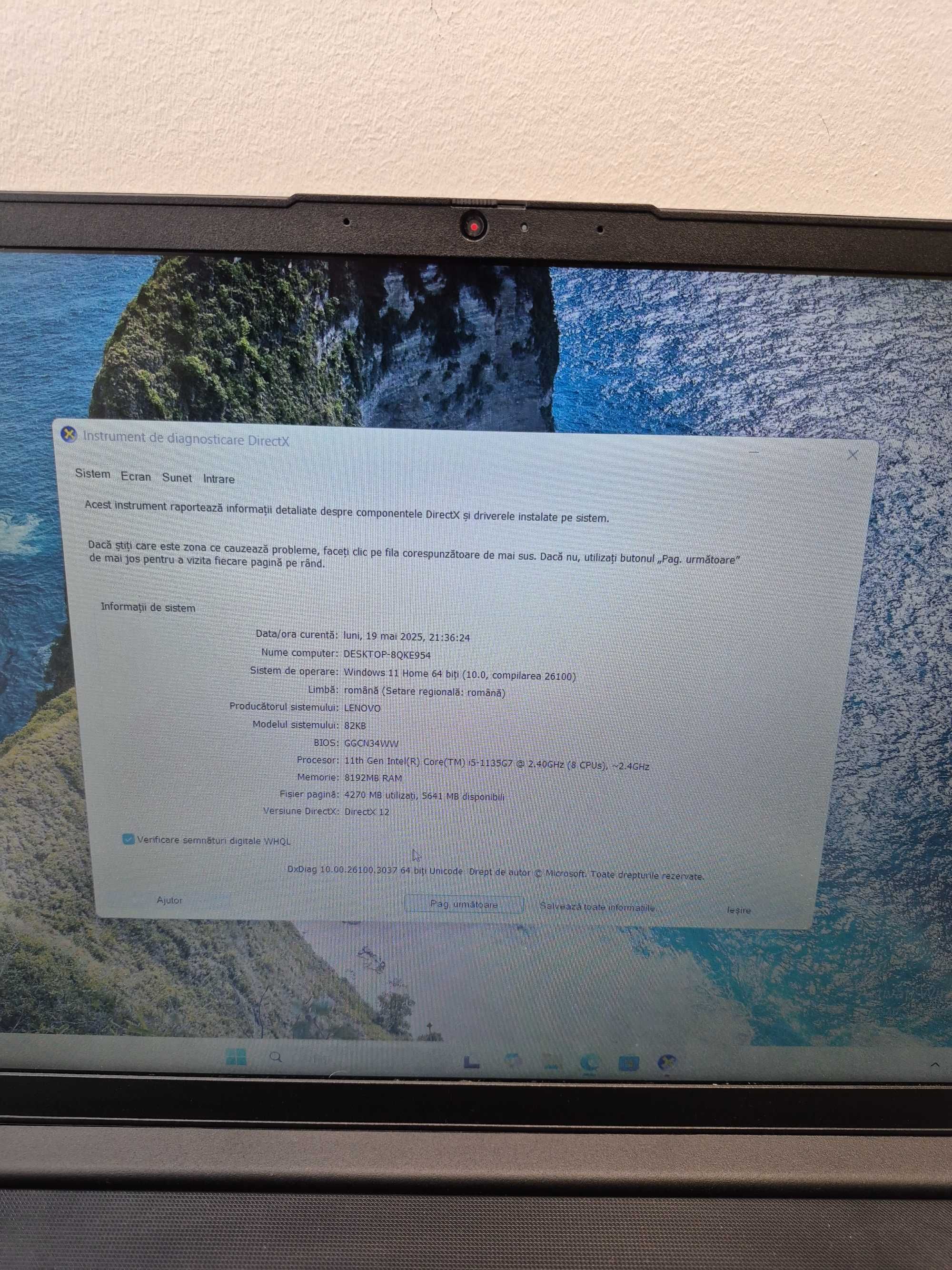 Laptop Lenovo 82KB (AG27 Gara 2 B45730) - Garantie 2 Ani!