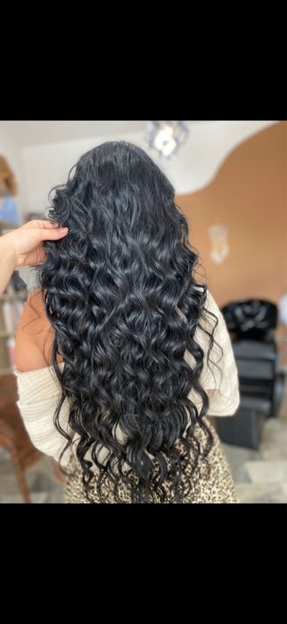 Естествена коса на треси - екстеншъни 250 грама 60 см