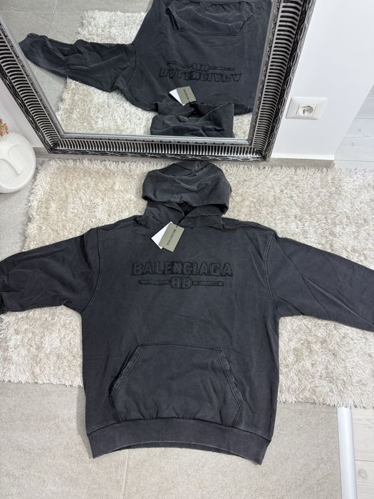 Hanorac hoodie Balenciaga bumbac 100% colectie noua Premium