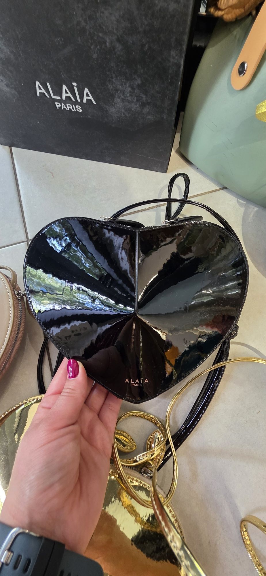 Чанта сърце Alaia