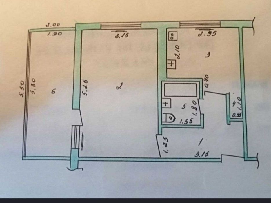 Продажа Феруза Еко Базар Ттз 1/3/4 БАЛКОН 2Х6 44М2 45.000 у.е