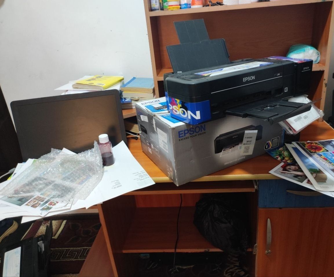 EpsonL 110 yangi 600 ta chiqargan bor yo'g'i dyuzi 100%,zaprafka polni