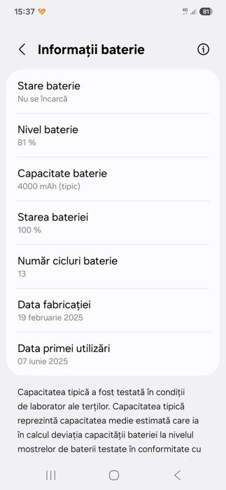 Samsung S25 impecabil