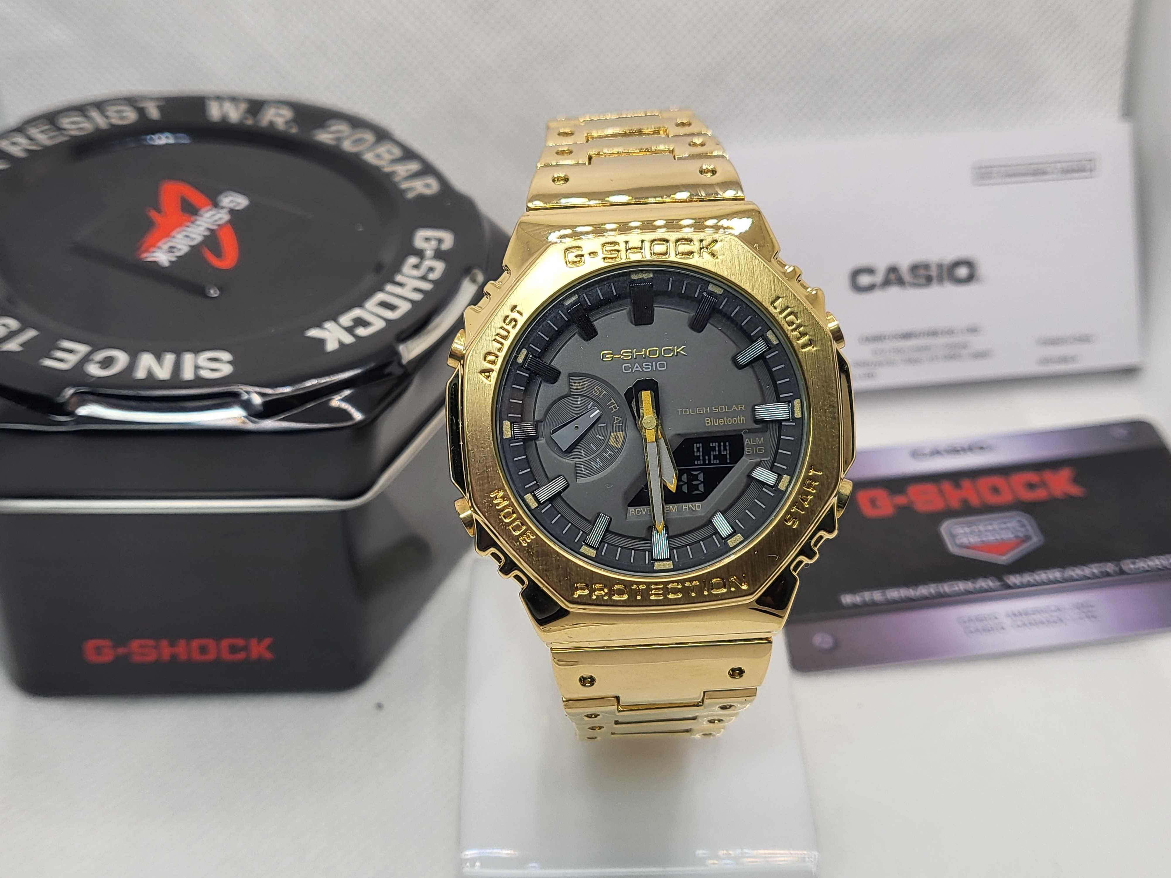 CEAS Sport Casio g shock gma 2100 . Full Gold, NOU, Garantie 2 ANI