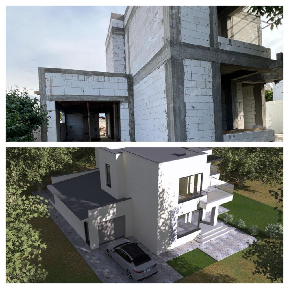 Casa la rosu in Branesti Ilfov