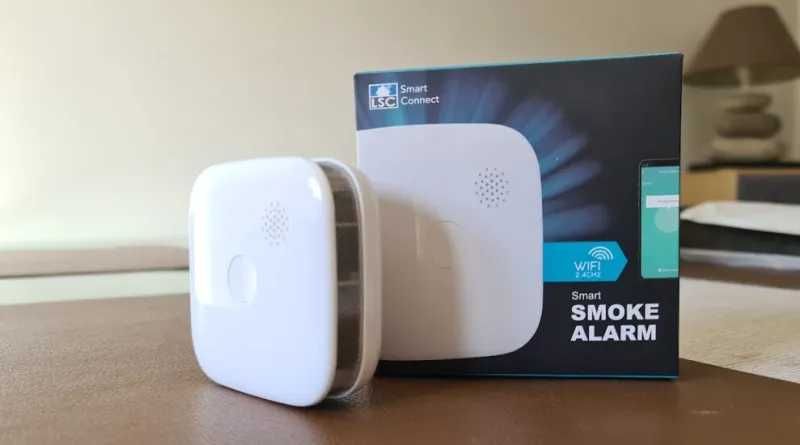 Дим детектор WiFi от LSC Smart Connect 85 dB с аларма