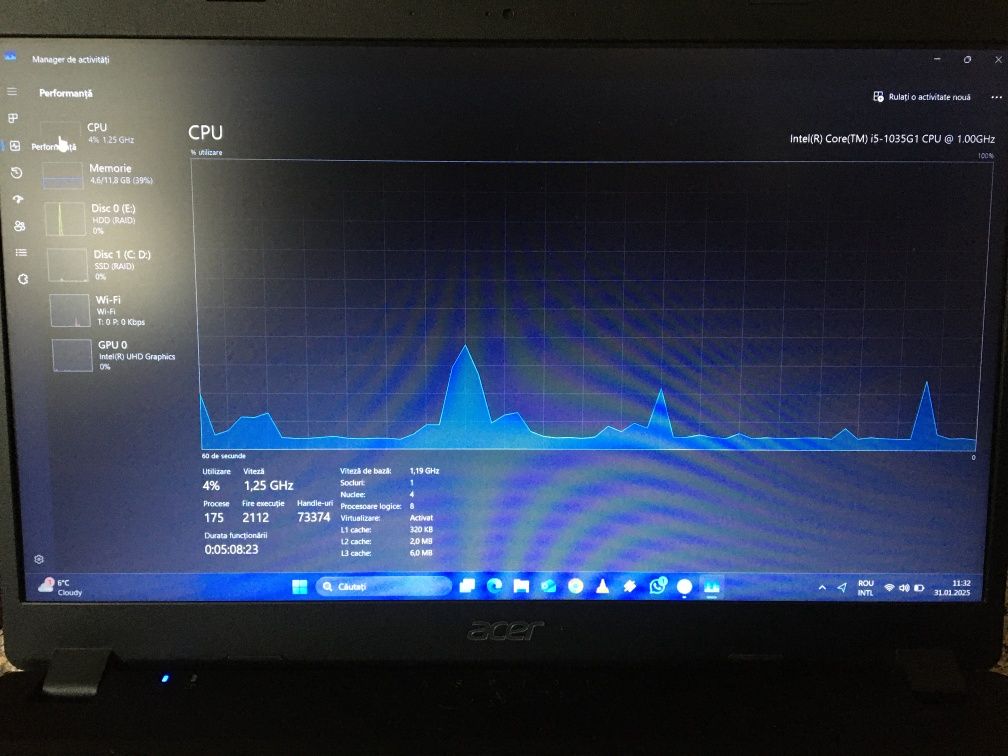 Laptop Acer Aspire A3-315-56 10th.Gen 2023