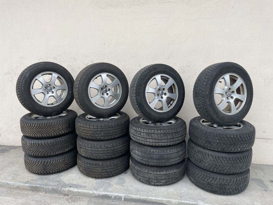 Jante 17 originale volvo xc 60 , 5x108 , anvelope 235 65 17 iarna