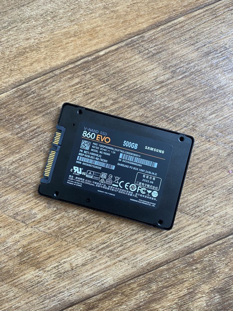 Жесткий диск SSD Samsung EVO 500 GB