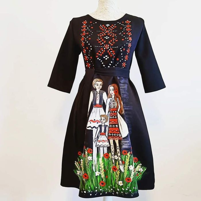 Rochie cuplu tradițional, port popular, familie