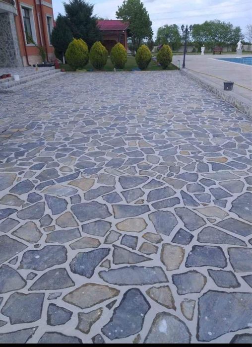 pavaj din piatra naturala montaj profesional