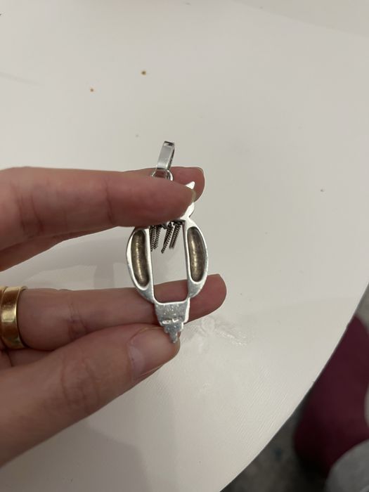 Medalion Argint in forma de bufnita