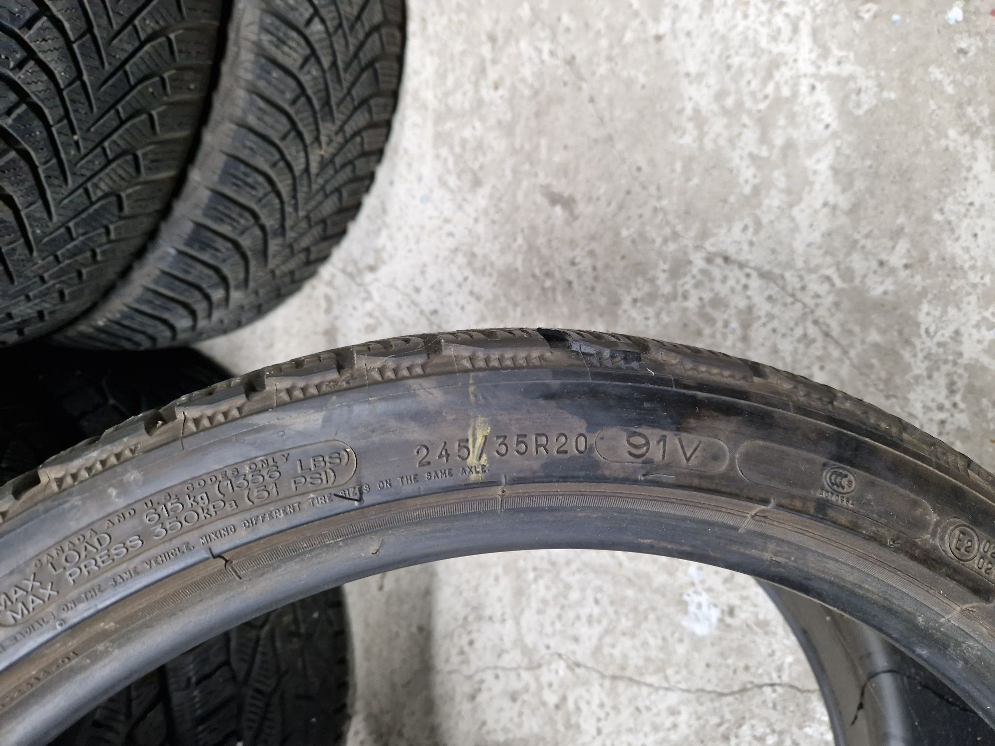 Set 2 anvelope SH iarna Michelin 245/35/20