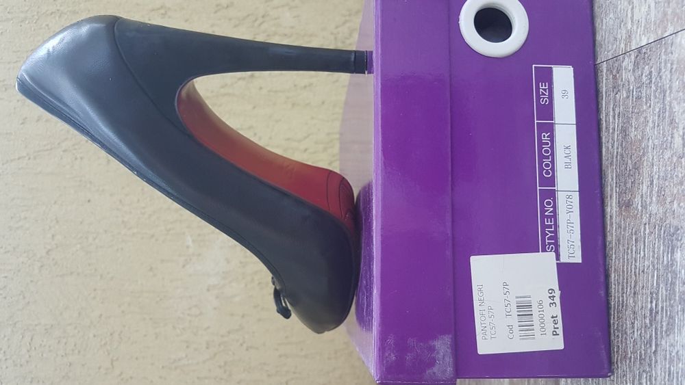Pantofi piele