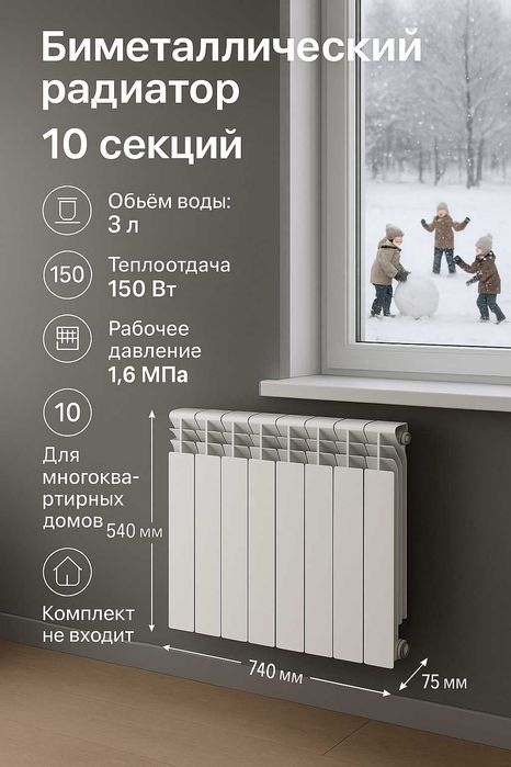 Bimetall Alyuminiy Radiator Batareya! Радиатор Биметалл Отопления