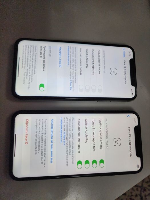 Iphone X LL/A Black 256GB Batareka 100% Holati rasmda Sredniy