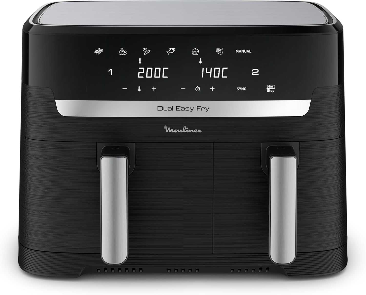 Friteuza aer cald Moulinex Dual Easy Fry 8.3L 7 programe | 024687