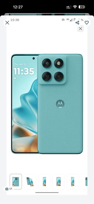 Смартфон Motorola Edge 60 Fusion 12 ГБ/256 ГБ голубой