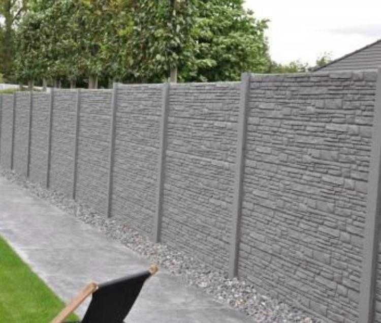 Modele de garduri din beton cu durabilitate crescuta placi de gard