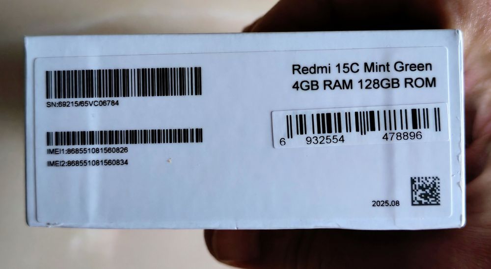 XIAOMI Redmi 15C Mint Green 4/128 GB sigilat !