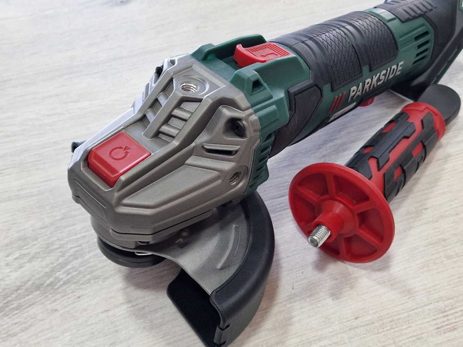 Акумулаторен Ъглошлайф Parkside PWSA 20-Li D4 + зарядно и батерия