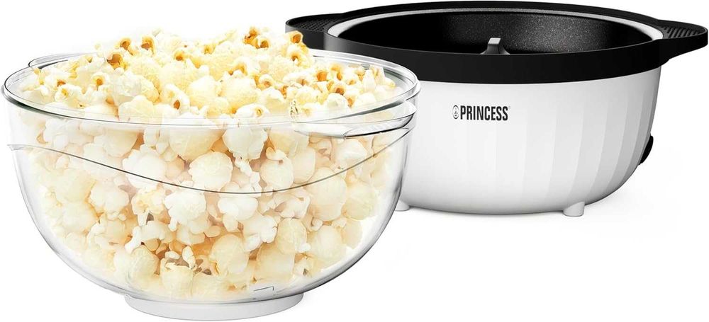 Уред за пуканки Princess 4.5L, блендер стик за перфектни пуканки, 450W