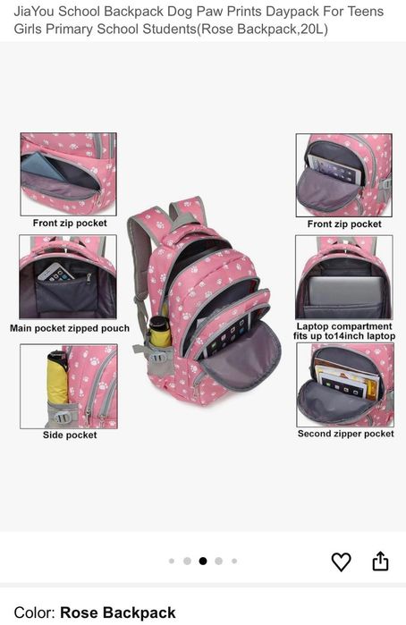 Школьный рюкзак для девочки бренда ZHIERNA