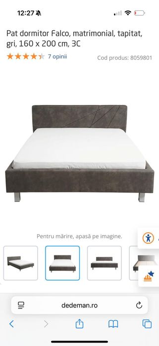 Vând pat nou dedeman