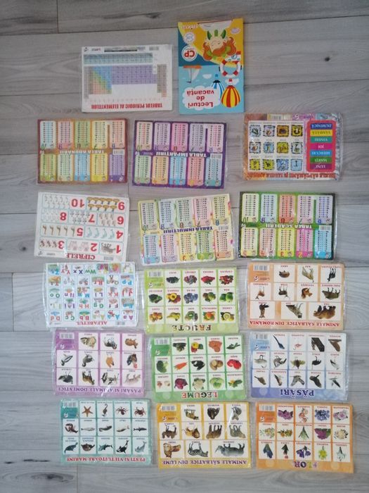 Super fise educative invatare litere alfabet numere animale anotimpuri
