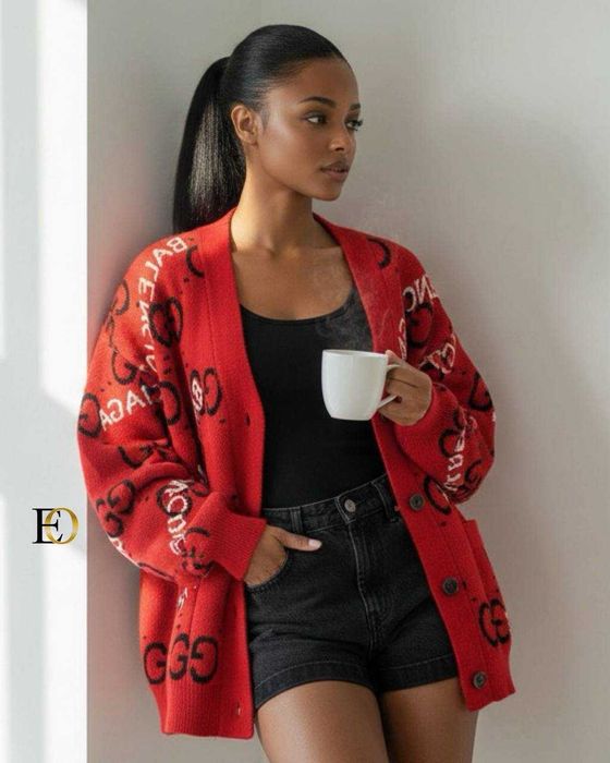 Cardigan dama tricot