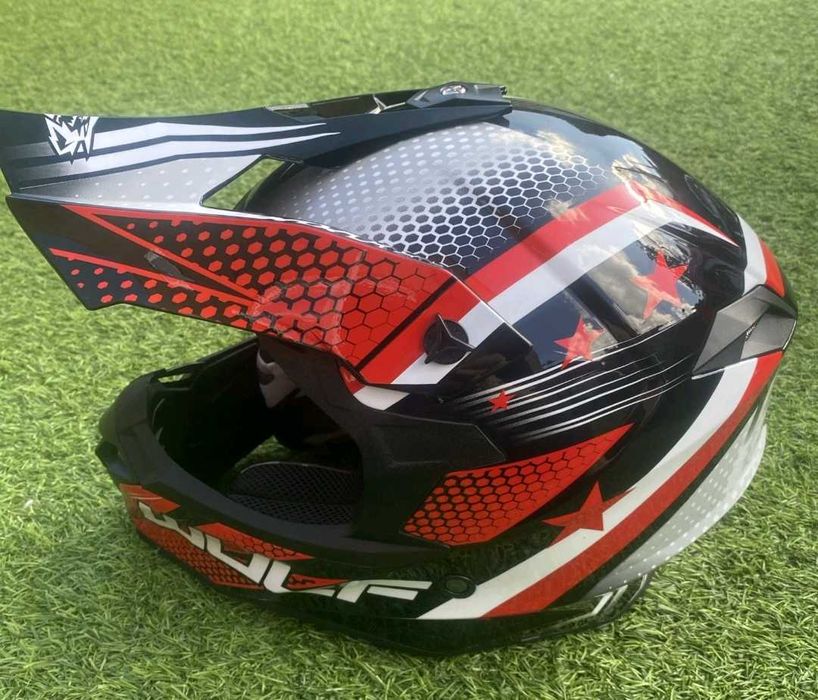 Мотокрос каска, коментар на цената  WULF M размер