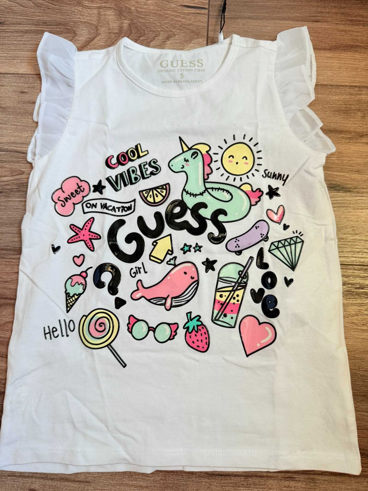 нови оригинални детски тениски Guess