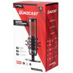 Микрофон HyperX QuadCast, черный/красный