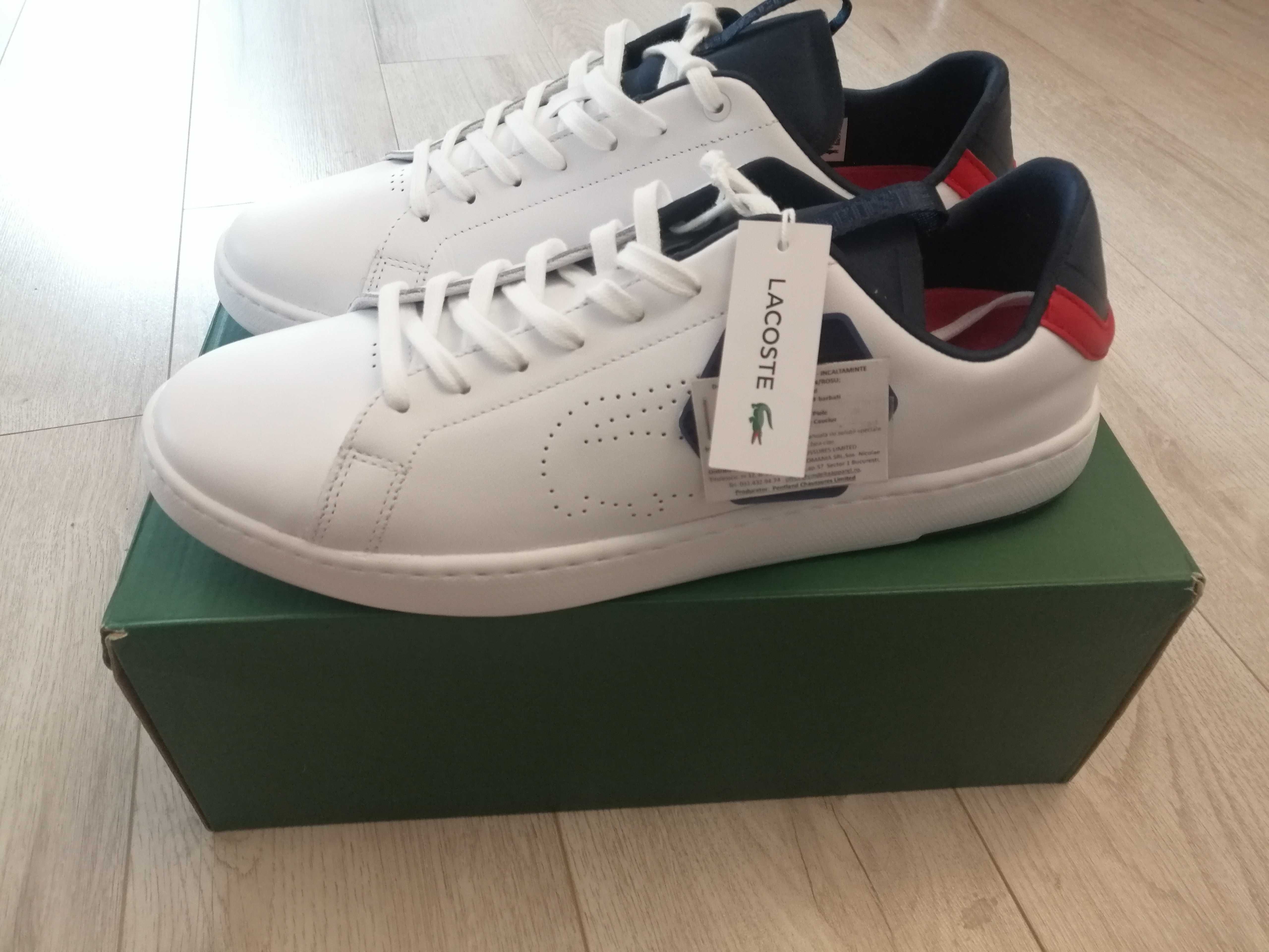 Pantofi sport piele naturala Lacoste Carnaby Evo