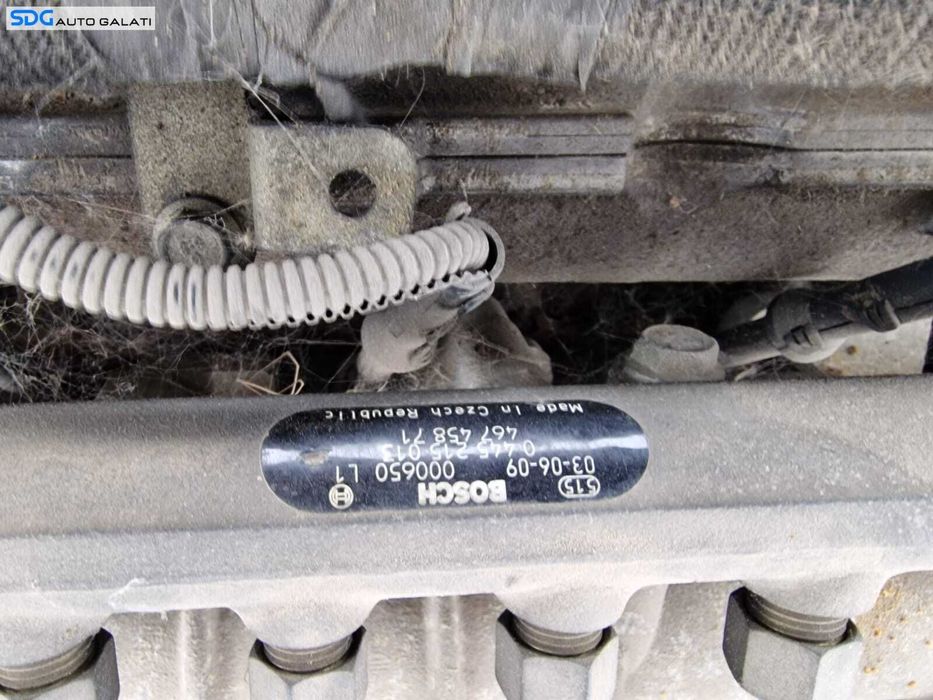 Rampa Presiune Injectoare cu Senzor Senzori Regulator Alfa Romeo 156 2.4 JTD 2001 - 2007 Cod 0445215013 [G0029]