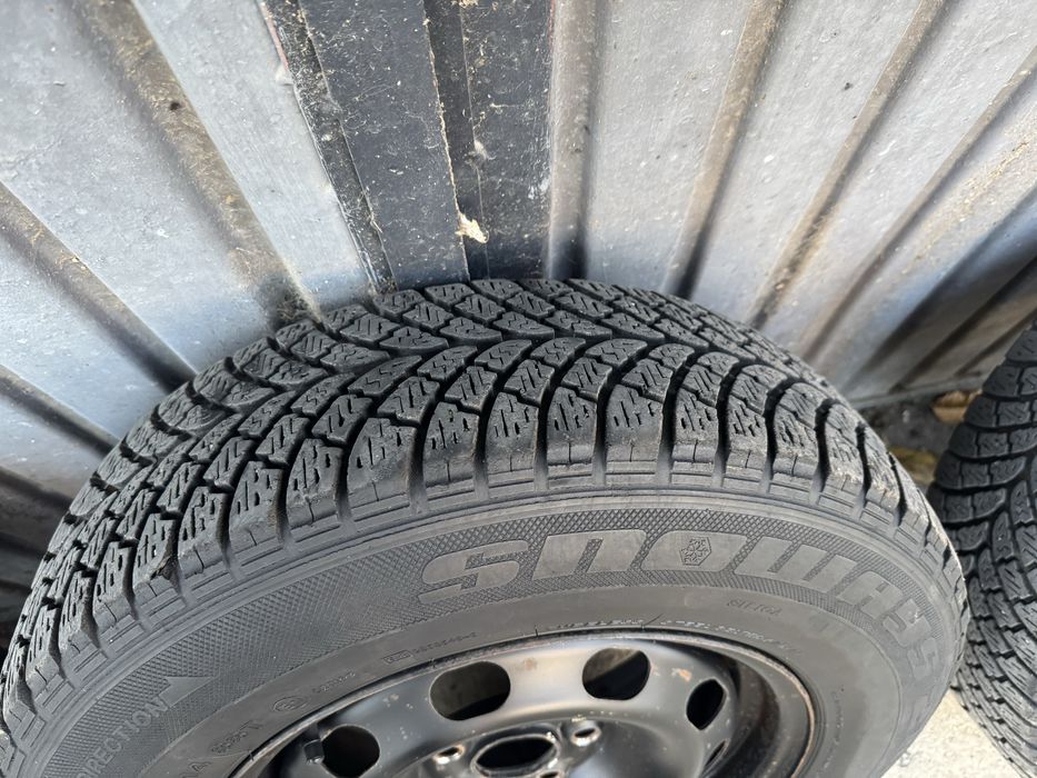 Железни джанти със зимни гуми Ласа14/5*110 187/80/14