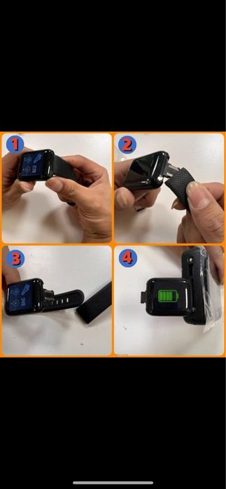 Водоустойчив смарт часовник 116 Plus