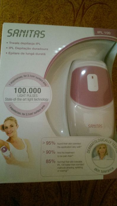 Epilator Sanitas cu IPL 100 +cadou ceas dama