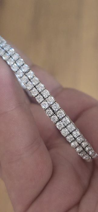 Brățară tenis aur 18k diamante