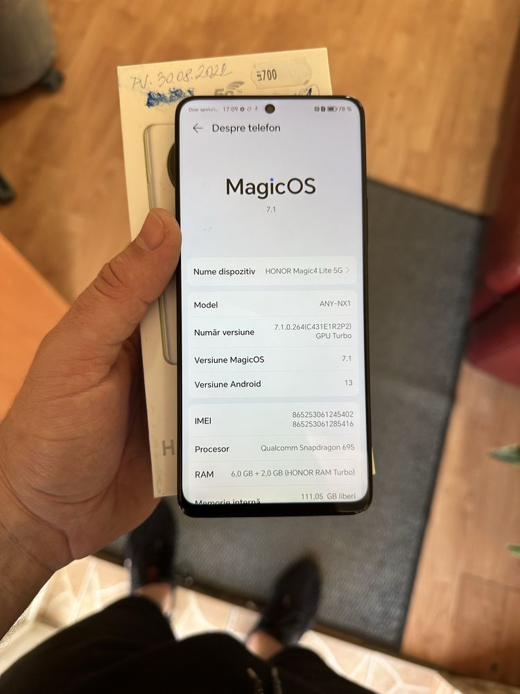 Honor Magic 4 Lite 128 Gb 5G MATRIX
