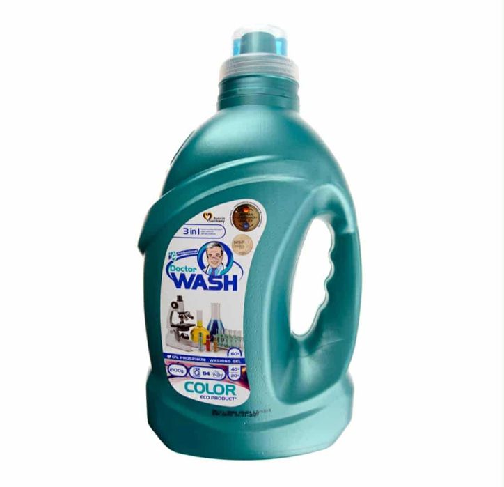 Еко гел за пране Doctor Wash Color 2.1 л – 3 в 1, концентриран