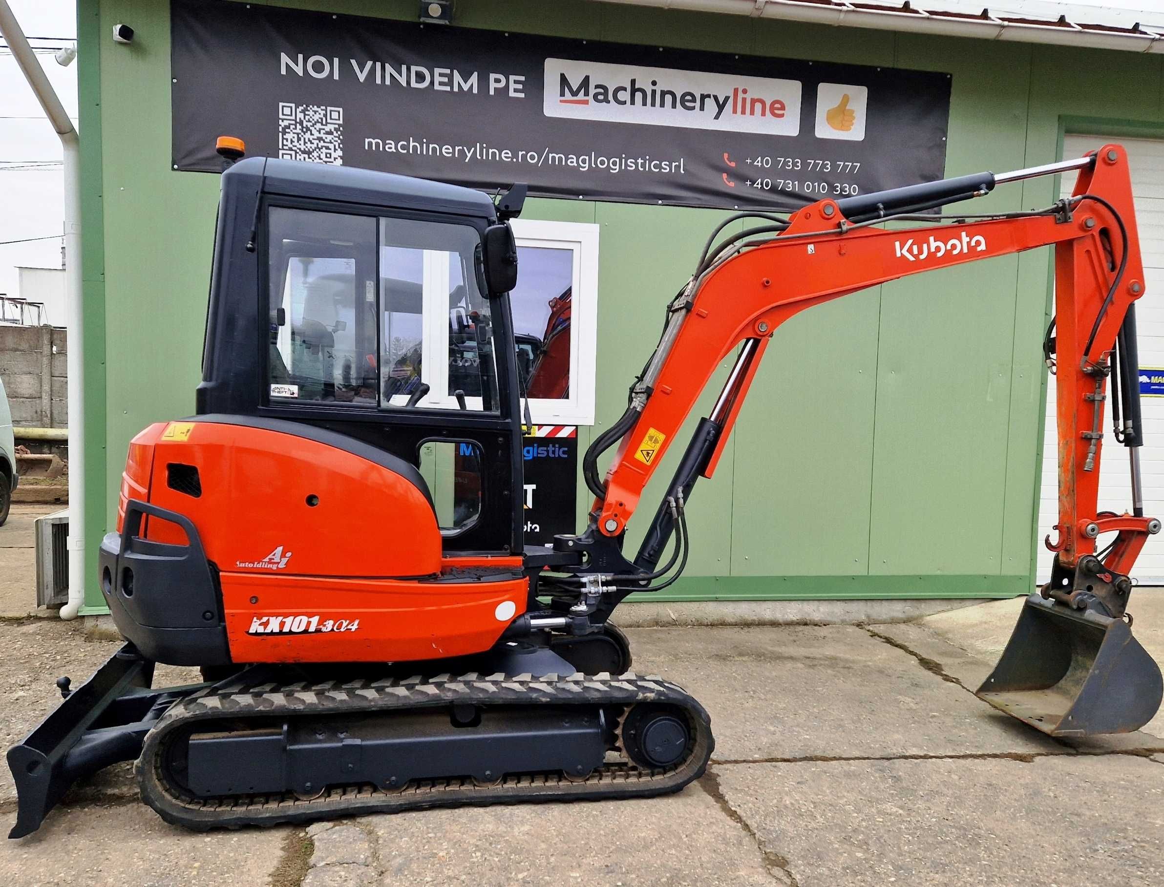 miniexcavator Kubota KX101-3a4