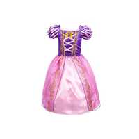 Rochita printesa Rapunzel, stil Disney, calitate premium, 5-8 ani