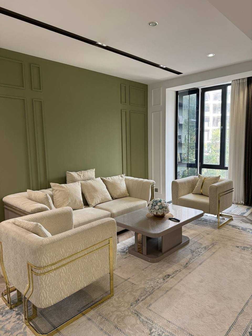 3-кв, 118 м², евро, Moderno, эт.4/11 — под ключ Шота Руставели!`