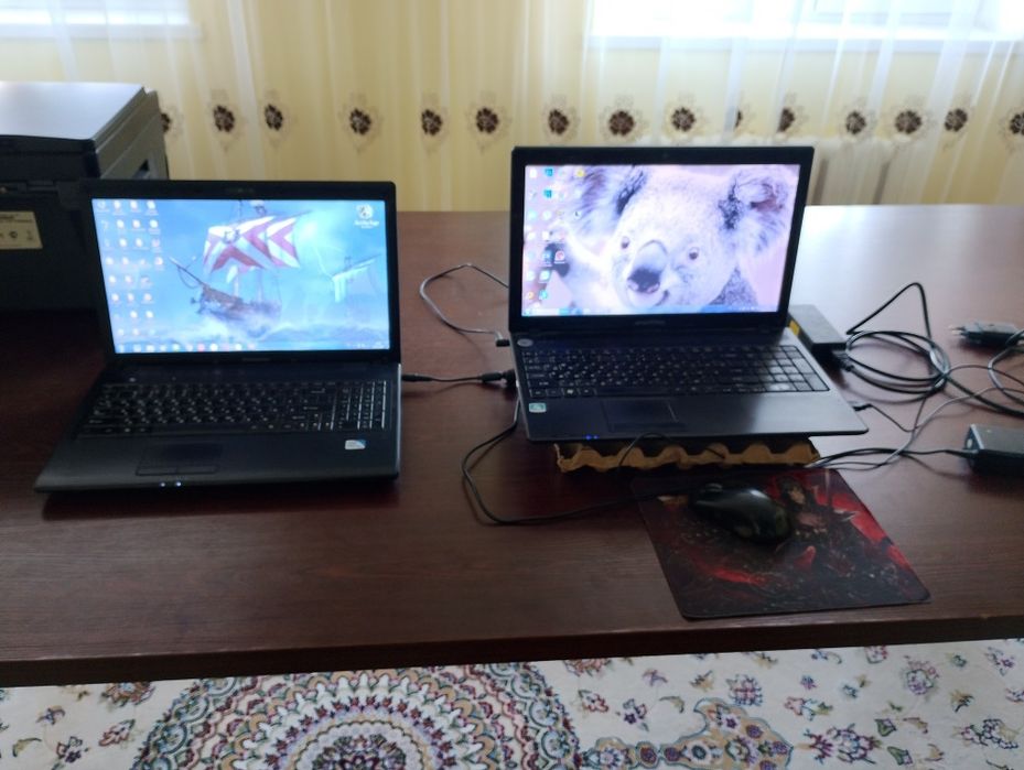 Обем на два наутбука один наутбук